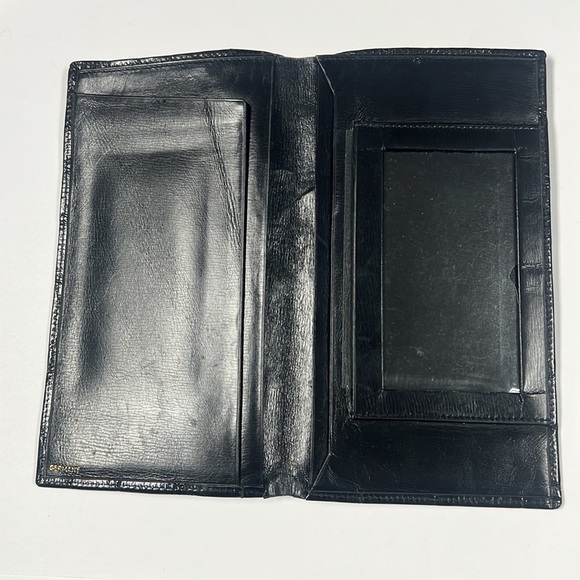 Genuine Alligator Skin Bifold Leather Long Wallet - Picture 4 of 9